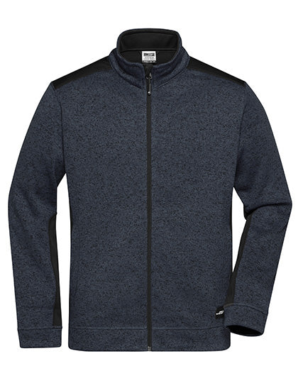 Herren Strick-Fleecejacke - JN862