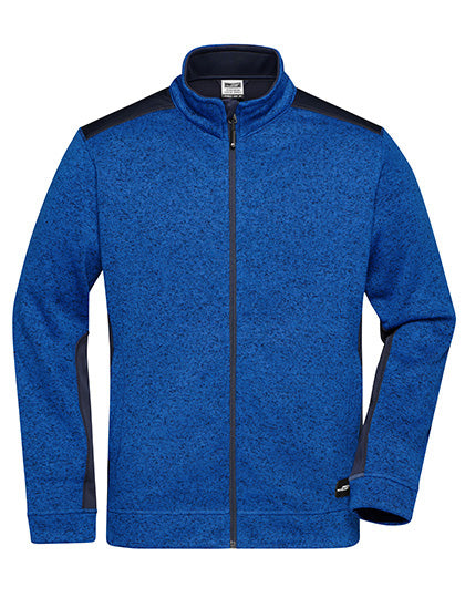 Herren Strick-Fleecejacke - JN862