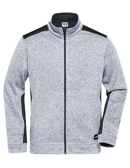 Herren Strick-Fleecejacke - JN862