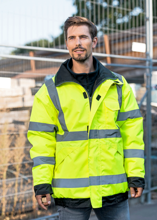 Premium Hi-Vis Rain-Jacket Tampere - KX804