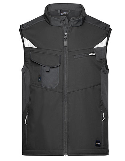 Herren Arbeits-Softshellweste - JN845