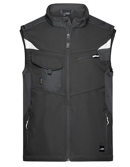 Herren Arbeits-Softshellweste - JN845