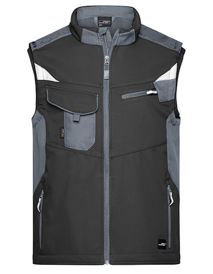 Herren Arbeits-Softshellweste - JN845