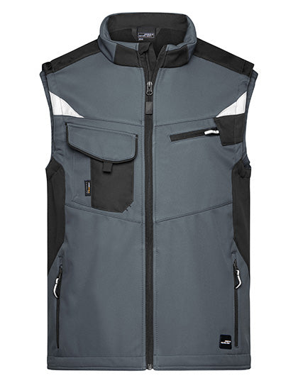 Herren Arbeits-Softshellweste - JN845
