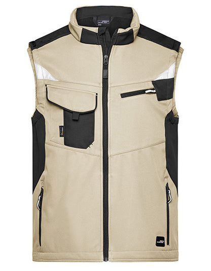 Herren Arbeits-Softshellweste - JN845